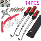 14 шт. мотоцикл велосипед шины изменение рычаги монтировкой комплект шиномонтажа Рычажные инструменты автомобильных шин лом шин Пикап инструмент