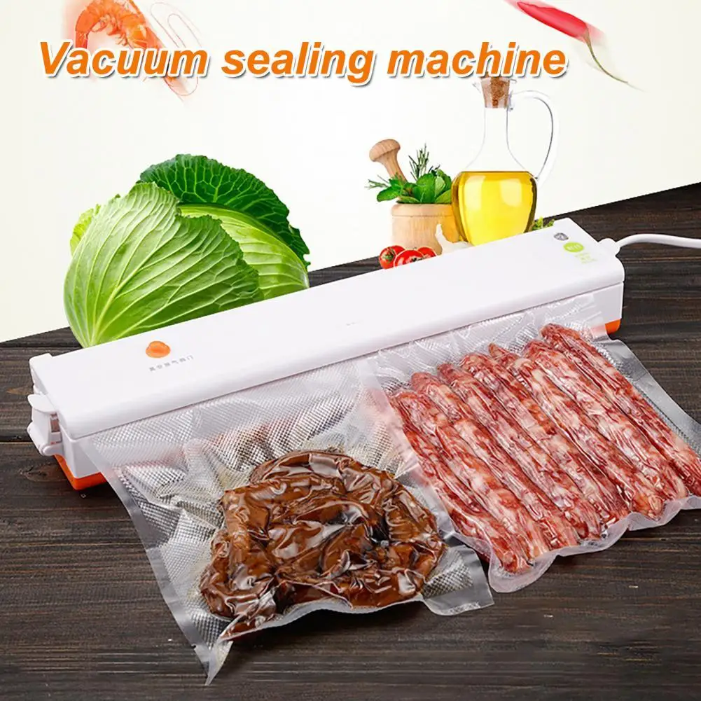 

Electric Vacuum Sealer Packaging Machine For Home Kitchen Including 10pcs Food Saver Bags Commercial Vacuum Food Sealing