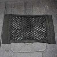 car back rear mesh elastic storage bag simple durable trunk net bag automobile interior organizer