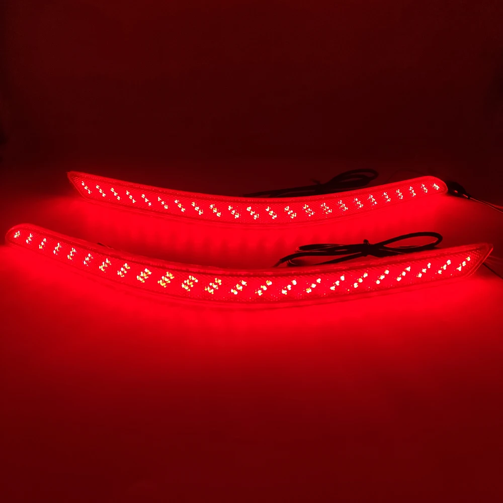 

1Pair LED Reflector For kia Optima K5 2014 2015 Car Tail Light Rear Bumper Light Fog Lamp Brake Light Turn Signal