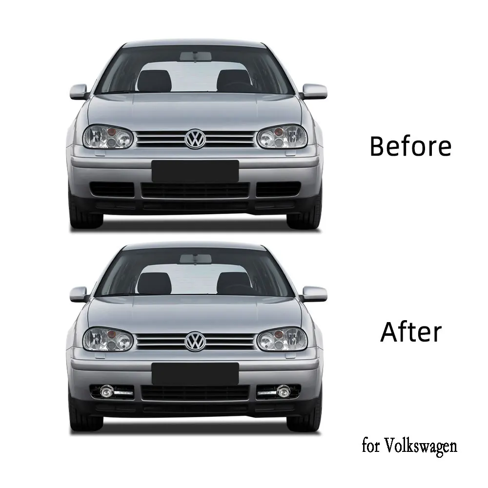 СВЕТОДИОДНЫЙ DRL Противотуманные светильник s для Гольф 4 головной тумана Volkswagen