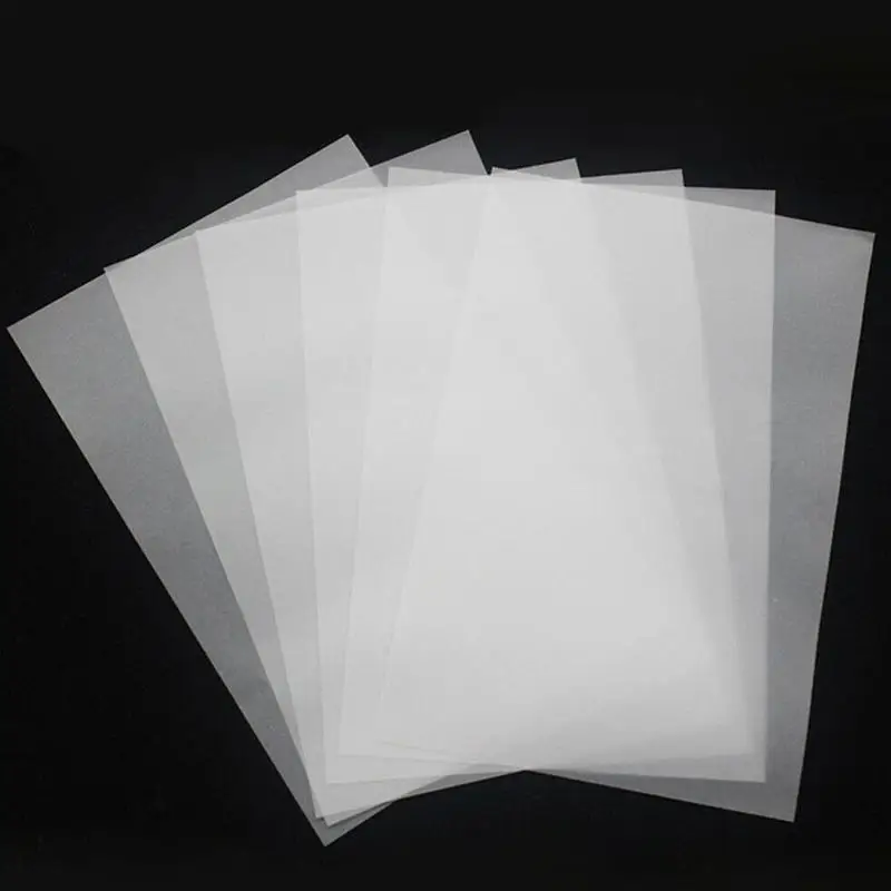 

100 Sheets 1set Translucent Tracing Paper Calligraphy Fountain Copying Pen For Tracing Paper Writing Copy Sheet Drawing Pap W7M3