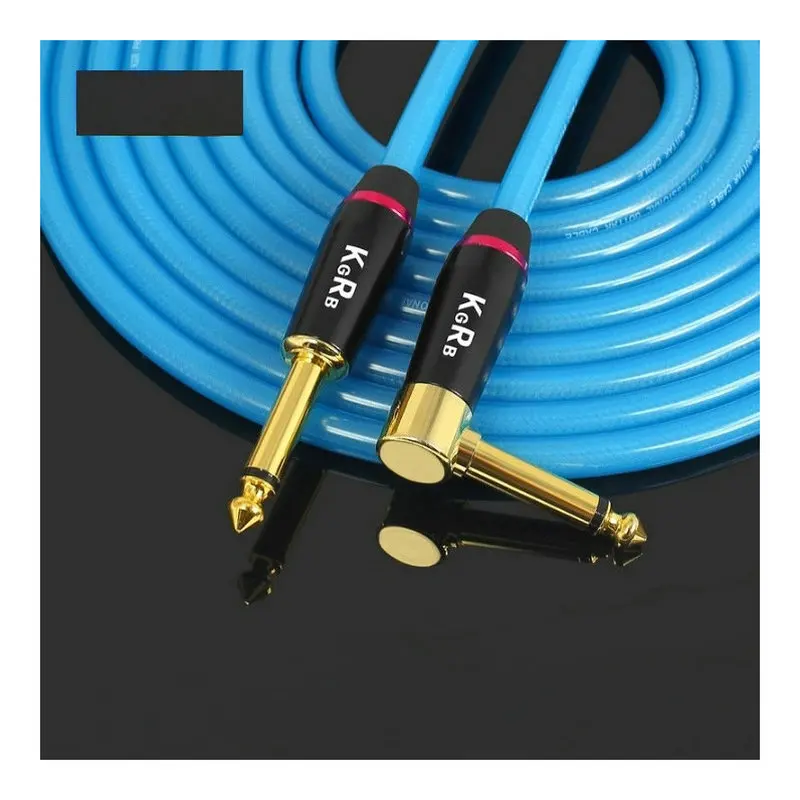 

Новинка 6,35 мм до 6,35 мм кабель папа Гитара Бас аудио кабель музыкальный инструмент аудио прочный 092703