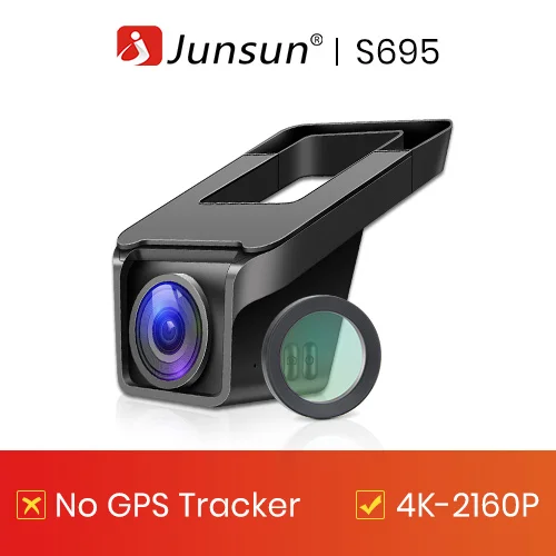 Junsun 4K Ultra HD 2160P 30fps Автомобильный видеорегистратор камера wifi gps с CPL sony IMX335 ночного видения видеорегистратор Регистратор - Название цвета: S695 NO GPS Module
