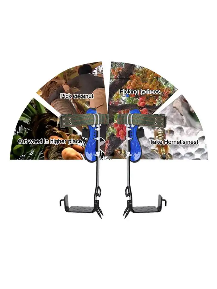 2 скорости дерево восхождение инструмент Дерево комплект шипов с Безопасность