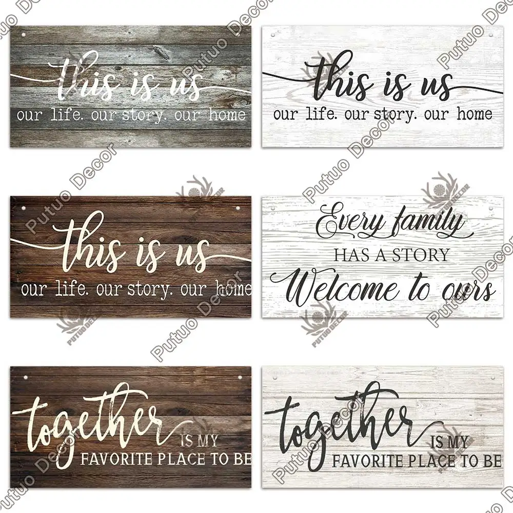 putuo decor hope wooden signs friendship wood wall plaque shabby chic sign for wooden pendant home decoration family gifts free global shipping