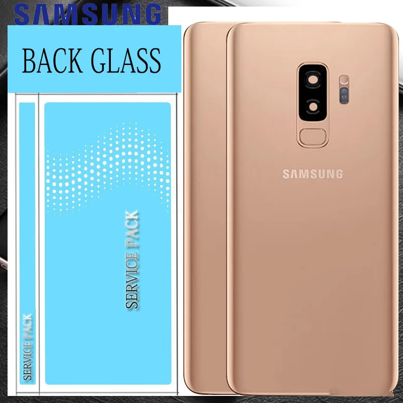 Оригинальная задняя Стекло для SAMSUNG Galaxy S9 G960 G960F/S9 + плюс G965 G965F Батарея на домашнию