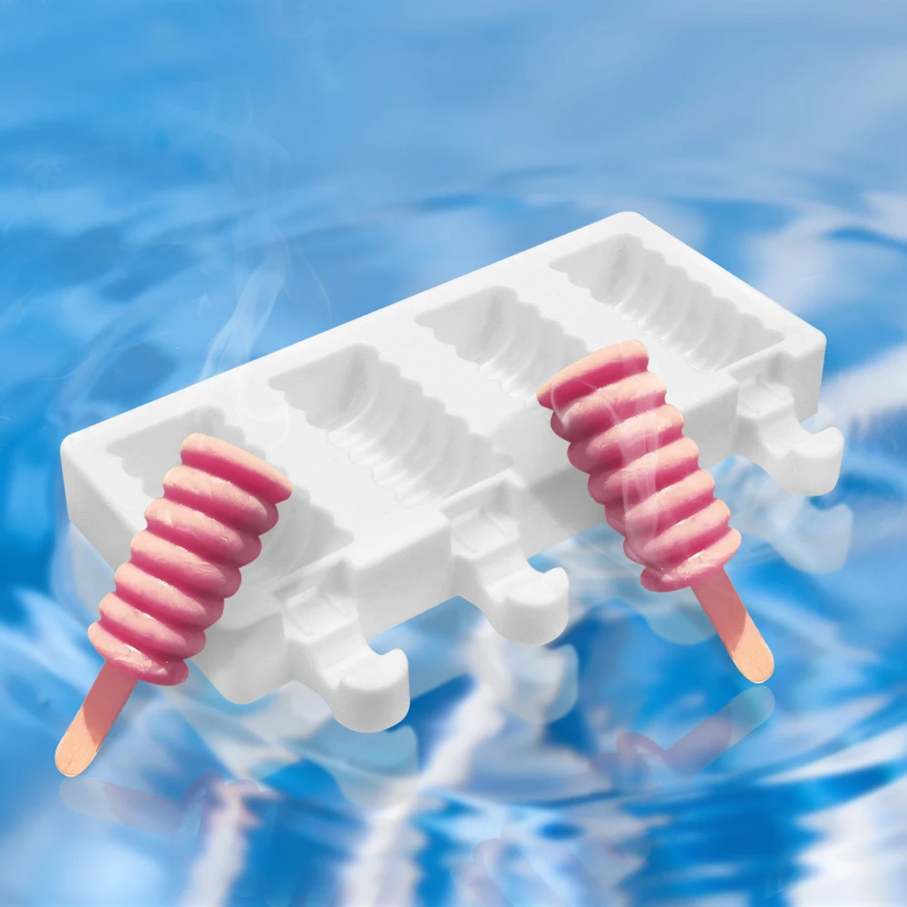 

Форма для мороженого, для фруктового льда, 4 полости, многоразовая, для самостоятельной сборки, формочка для десерта, форма мороженое на пало...