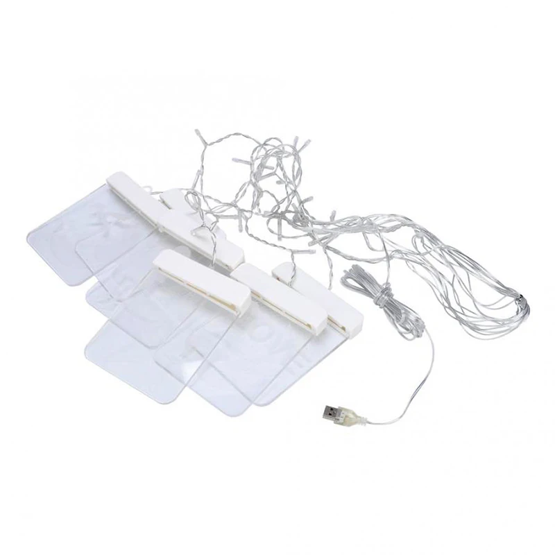 

3D Decoration LED String Light USB Power Snowflake/Snowman/Christmas Tree/LED Ice Bar Lamp Decoration Night Light for Christmas