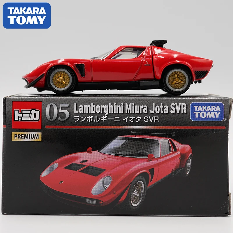 

Takara Tomy Tomica Premium 1:61 Lamborghini Miura Jota Svr Alloy Diorama Car Model Collection Miniature Carros TP05 Toys