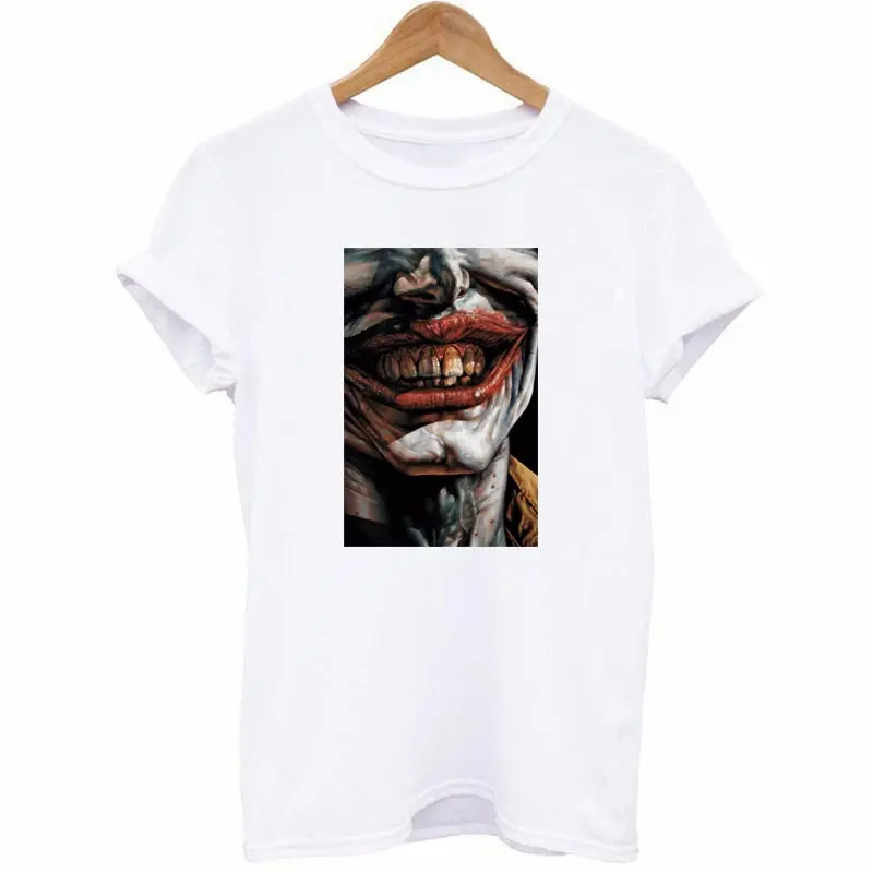 Термонаклейка на одежду DC Joker полоски для лица нанесение одного утюга патчи