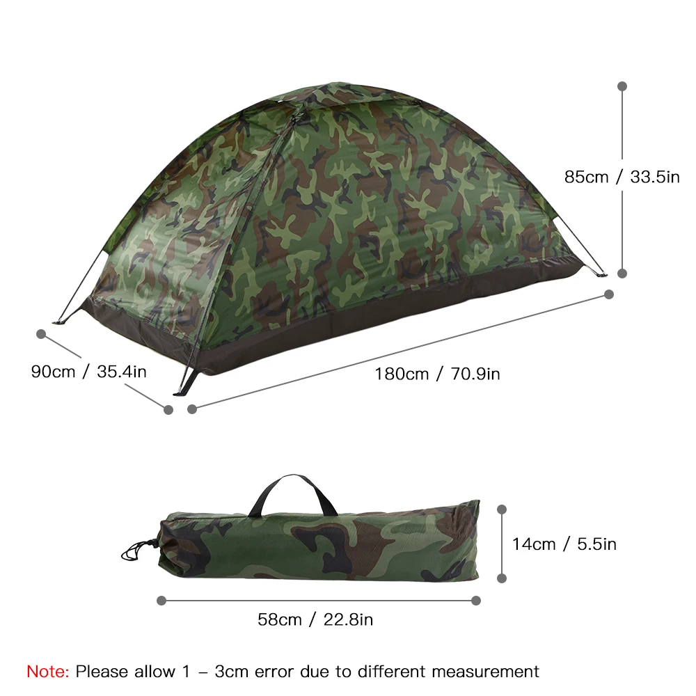 TOMSHOO открытый 2 х местная палатка PU1000mm полиэстеровая Слои Портативный камуфляж