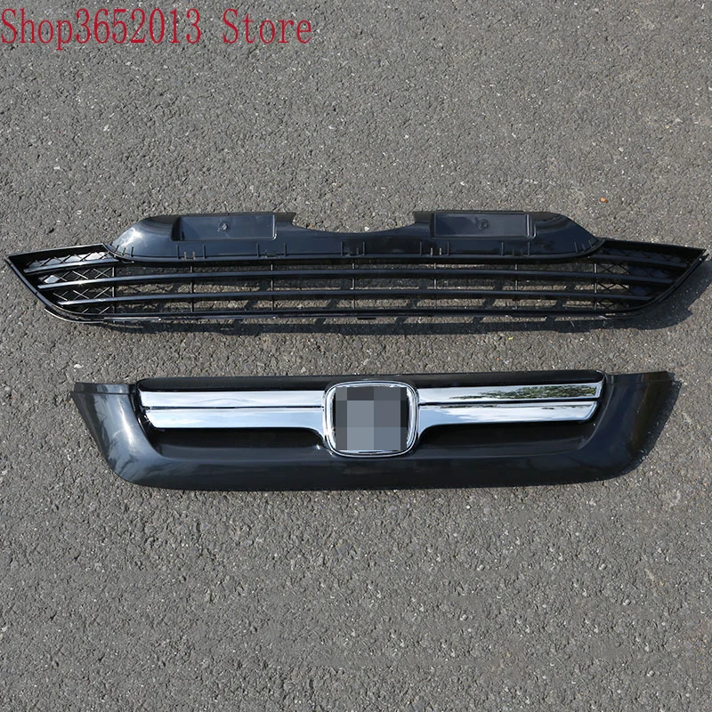 Для Honda CR V CRV 2007 2008 2009 2010 2011 АБС хромированная рамка сетки переднего бампера