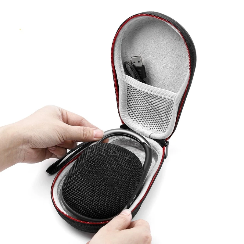 

X37D Portable Protective Travel Carrying Storage EVA Hard Bag Case Anti-shock Cover Pouch for -JBL Clip 4 Speaker Accessories