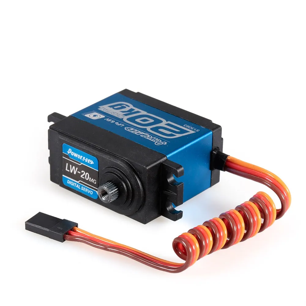 

Power HD LW-20MG 20Kg Waterproof High Torque Digital Servo with Metal Gear for RC 1/10 1/8 Off-road Car Buggy Truck