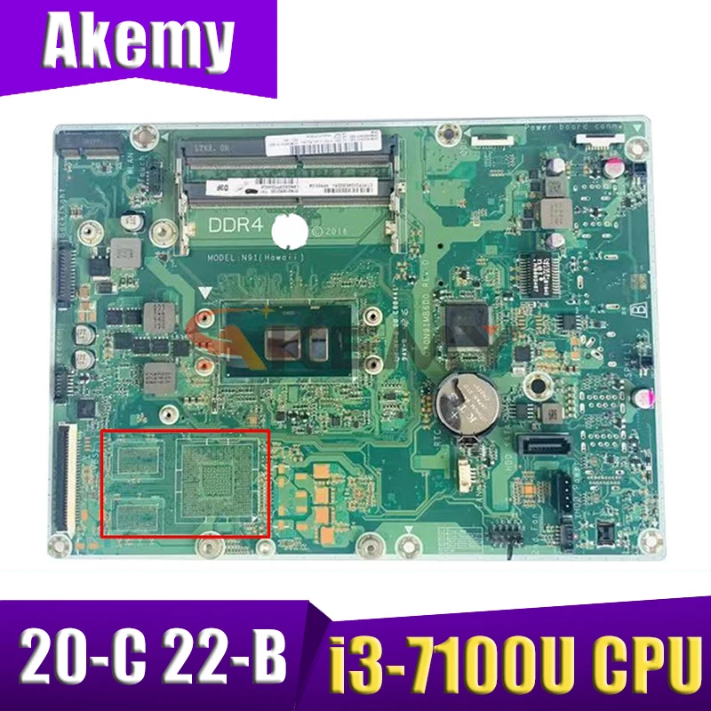 

DA0N91MB6D0 для HP все-в-одном 20-C 22-B материнская плата AIO SR2ZW i3-7100U CPU