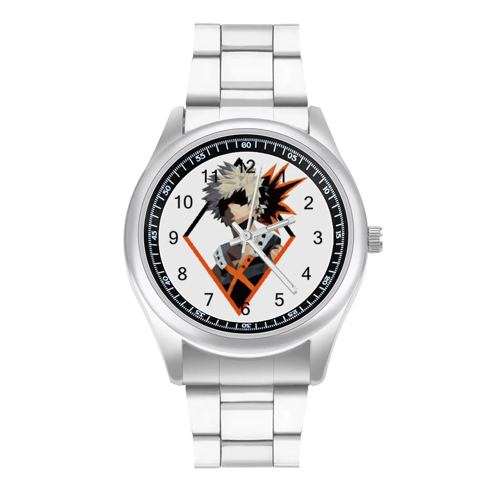 

Bakugou Quartz Watch Fashion Elastic Wrist Watch Stainless Girl Fitness Photo Wristwatch