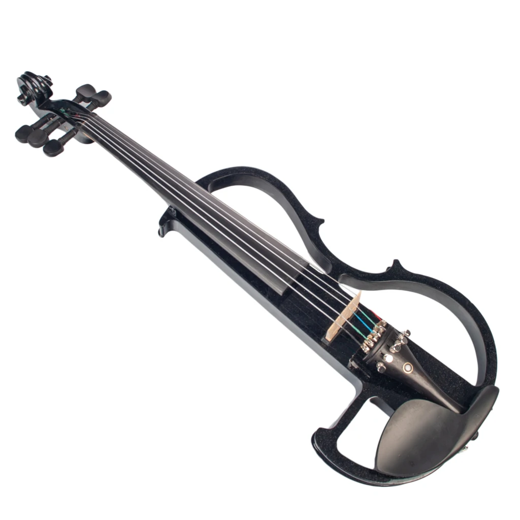 

NAOMI Electronic E Violin 4/4 Electric Violin Solid Wood Fiddle 5 Strings Violino Silent Violin Musical Instruments With Case