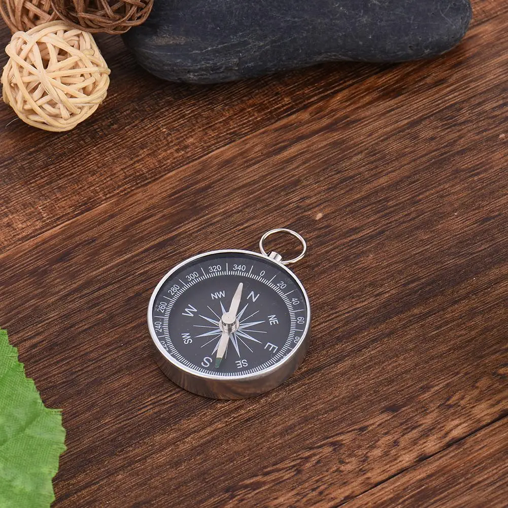 Portable Mini Precise Compass Key Ring Practical Guider for Camping Hiking North Navigation Survival Keychain Pendants | Спорт и