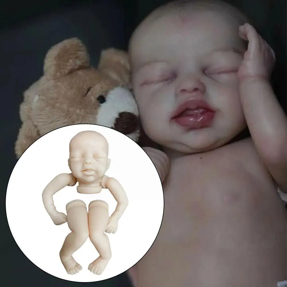 

9-дюймовый Комплект Reborn, небольшие необработанные детали с новым корпусом, Diy I0e6