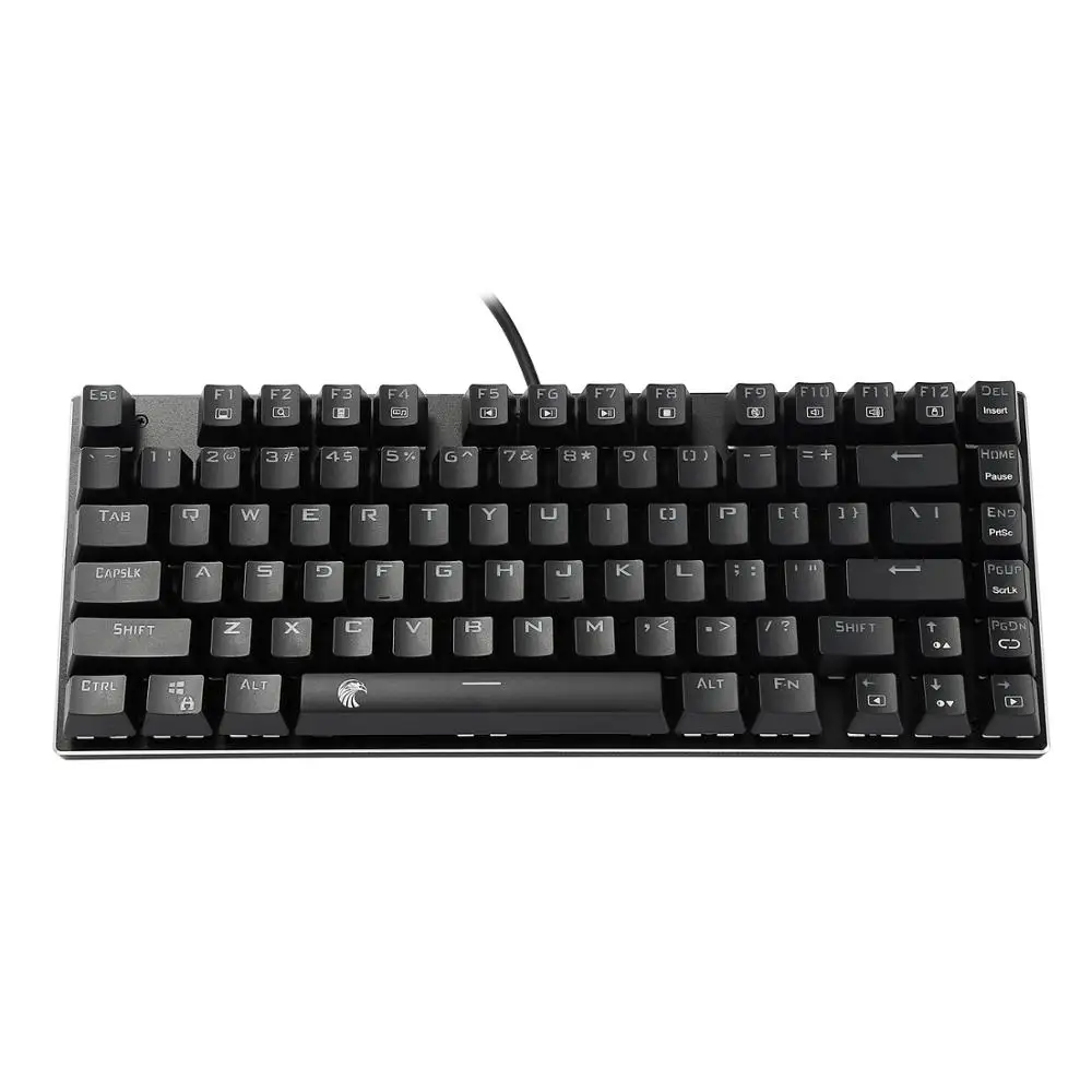 Z 88 небольшой механическая клавиатура E Yooso 81 ключ радужные баллоны светодиодных