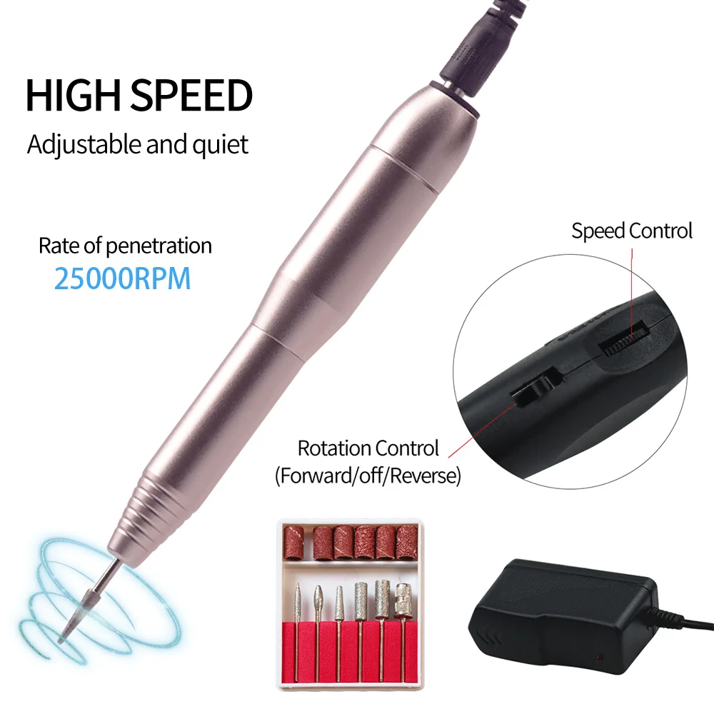 Фрезер профессиональный электрический для маникюра и педикюра мини пилка ногтей