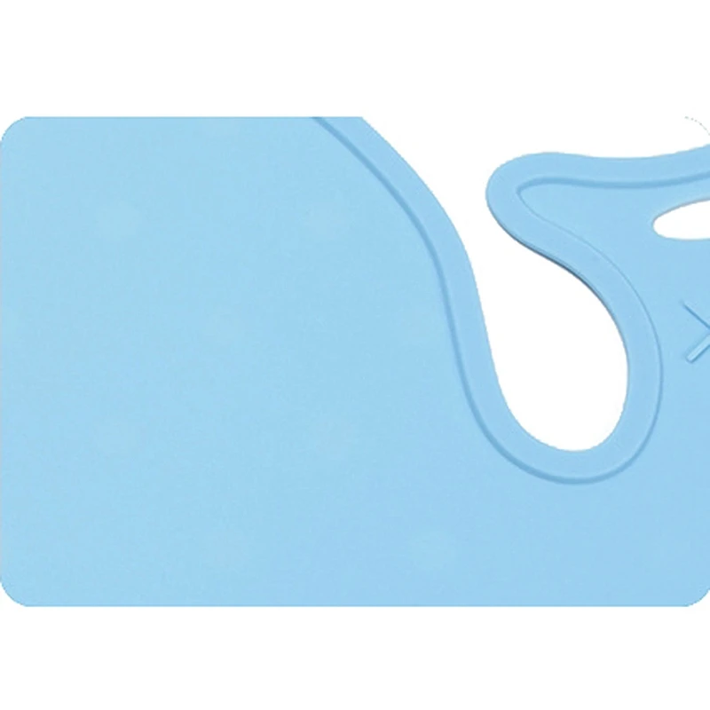 Нескользящий детский коврик милый в форме Кита силиконовые подставки BPA