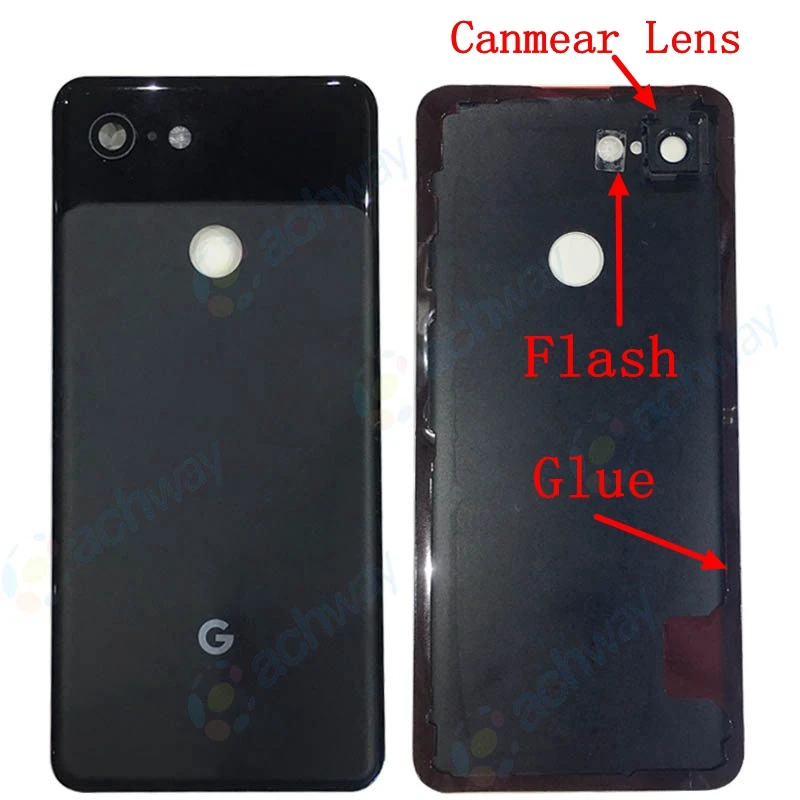 Battery Cover For Google Pixel 3 Back Glass Door Case Rear 3XL Housing HTC XL battery | Мобильные телефоны и аксессуары