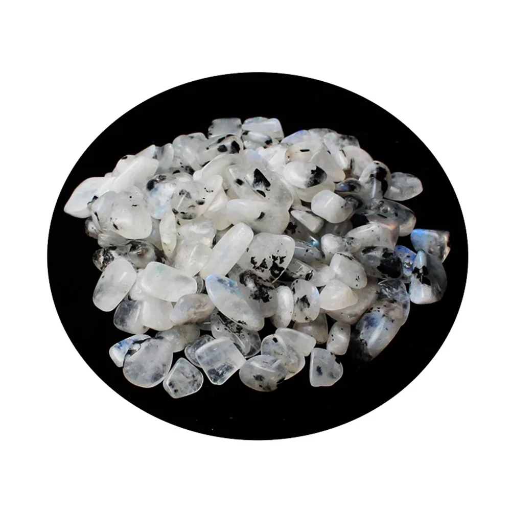 С натуральными кристаллами гравия лунный камень кварц кристалл украшения дома