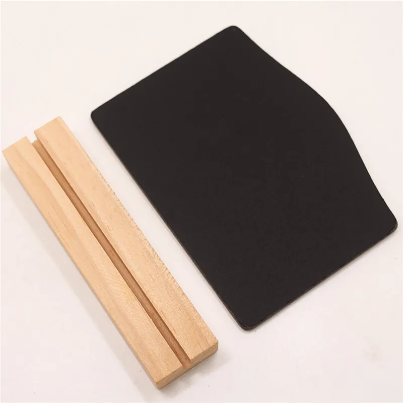 

20pcs Black Small Blackboard Wooden Message Board for Wedding Cards Parties Events Homes Bars Decoration Birthday