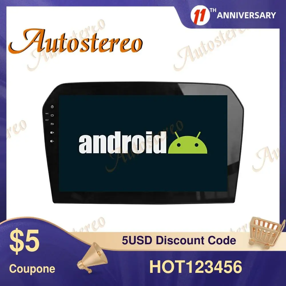 Android 9 PX5 PX6 Автомобильный мультимедийный плеер без DVD GPS навигации для VW Jetta Volkswagen