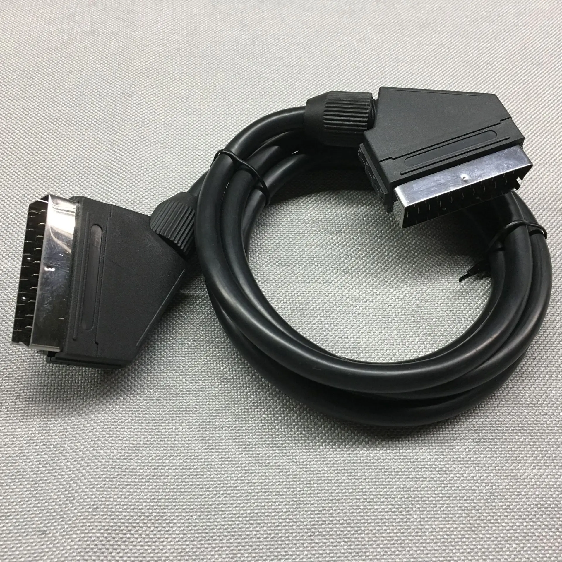1 5 м EU версия штекер никелированный кабель Scart 21 pin TV DVD VCR Аудио Видео Проводные