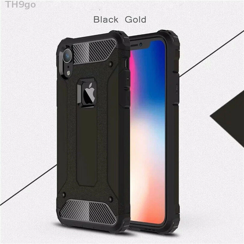 Гибридный прочный защитный чехол для телефона iPhone XS Max XR 8 7 6S Plus 5 SE матовый