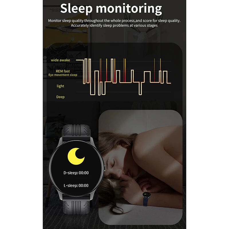 

S8 Smart Watch Bluetooth Bracelet IP67 Waterproof 1.28inch Smart Sports Watch