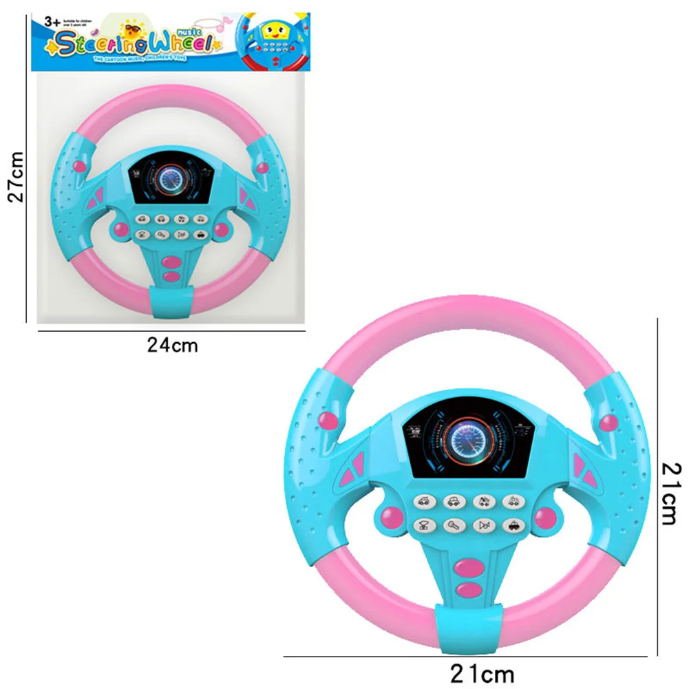 

Children Music Toy Kids Simulated Small Steering Wheel Copilots Baby Puzzle Early Education Music Simulation Toys Gift For kids