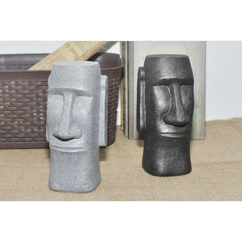 Новая искусственная полимерная статуя пасхального острова украшение для монет