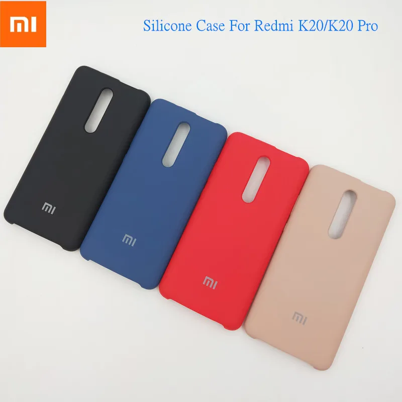 Оригинальный жидкий силиконовый чехол для телефона Redmi K20 Pro шелковистая мягкая
