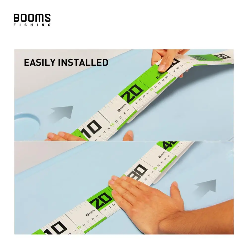 Booms Fishing RL2 Adhesive Waterproof Fish Ruler 65cm Boat Ruler Measuring Sticker 2pcs Measure Size Fishing Tackle Accessories