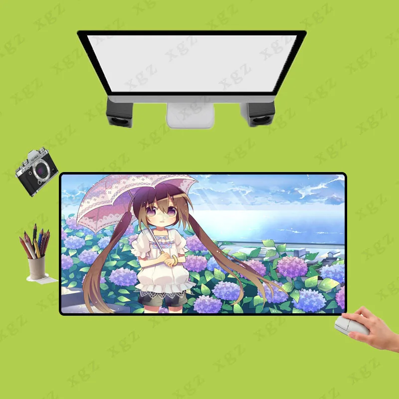 

Yuzuoan Creative Animation Pattern Photo Printing Computer Mouse Pad Izumi Konata Lucky Star Animation Rubber Computer Pad XL
