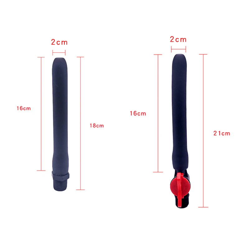 Силиконовая портативная насадка для биде 16 см мягкая душа трубка воды Анальная