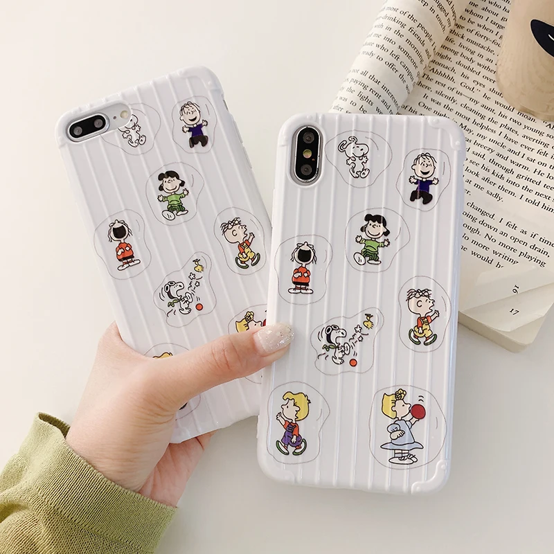 Чехлы для телефонов с изображением мультяшного динозавра для iPhone X 7 8 6 6S Plus 3D полосатая мягкая задняя крышка из ТПУ для iPhone XS Max XR чехол Coque