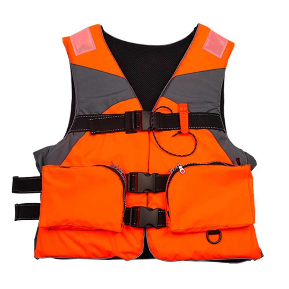 

Adult outdoor rafting swimming life jacket universal multifunctional rescue vest water sports motorboat fishing life jacket
