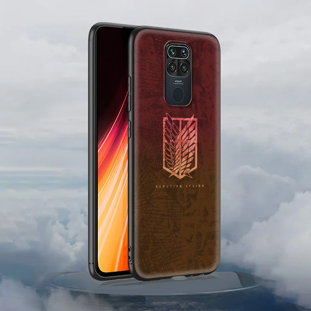 

Titans Attack Anime Shockproof Soft Cover for Redmi Note 7 8 8T 9 9S 10 Pro Luxury Case 7 7A 8 8A 9A 9C TPU Phone Case Shell
