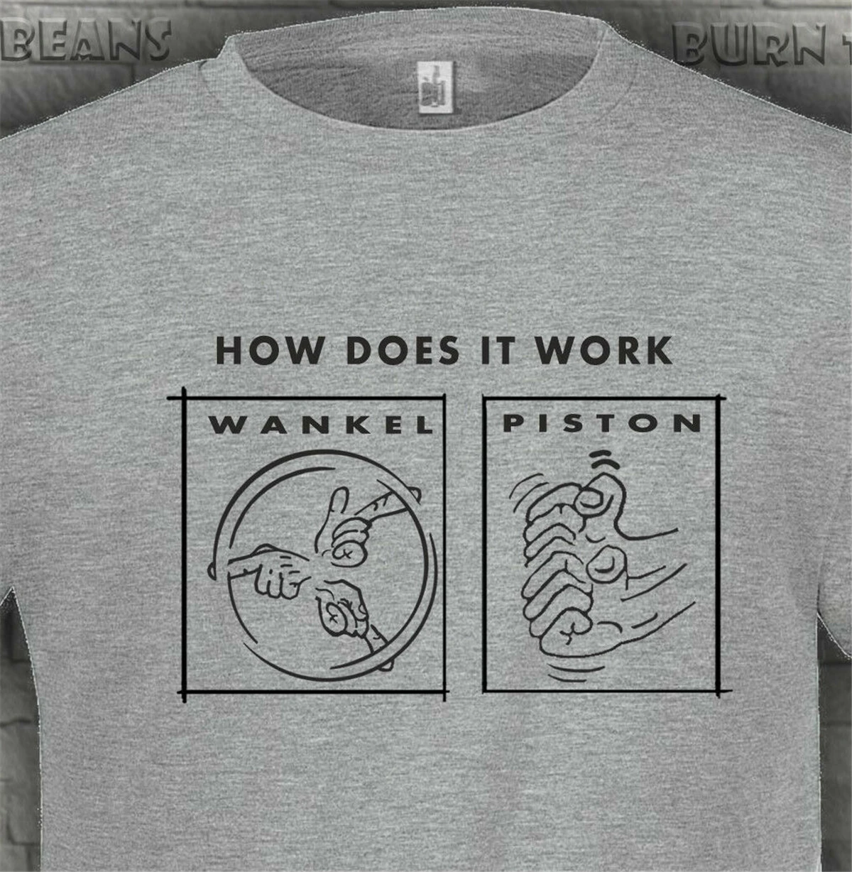 Wankel футболка забавная vs Piston rotary engine RX7 RX8 mazda fans 12A 13B S 3XL Топы фирменная