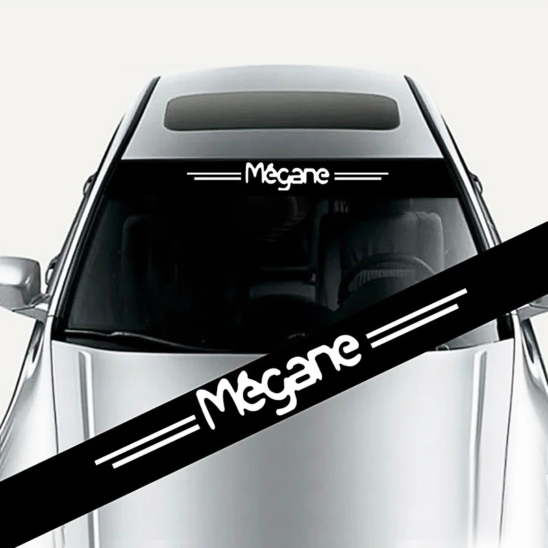

Car Stickers For Renault Megane 2010-2015-2020 Front Windshield Prevent Sunlight Reflection Decoration Decals Car Accessories