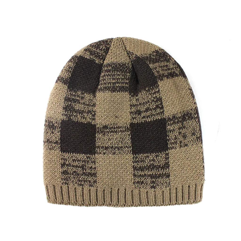 Зима 2019 Теплая мужская шапка трендовая в британском стиле двойная утолщенная