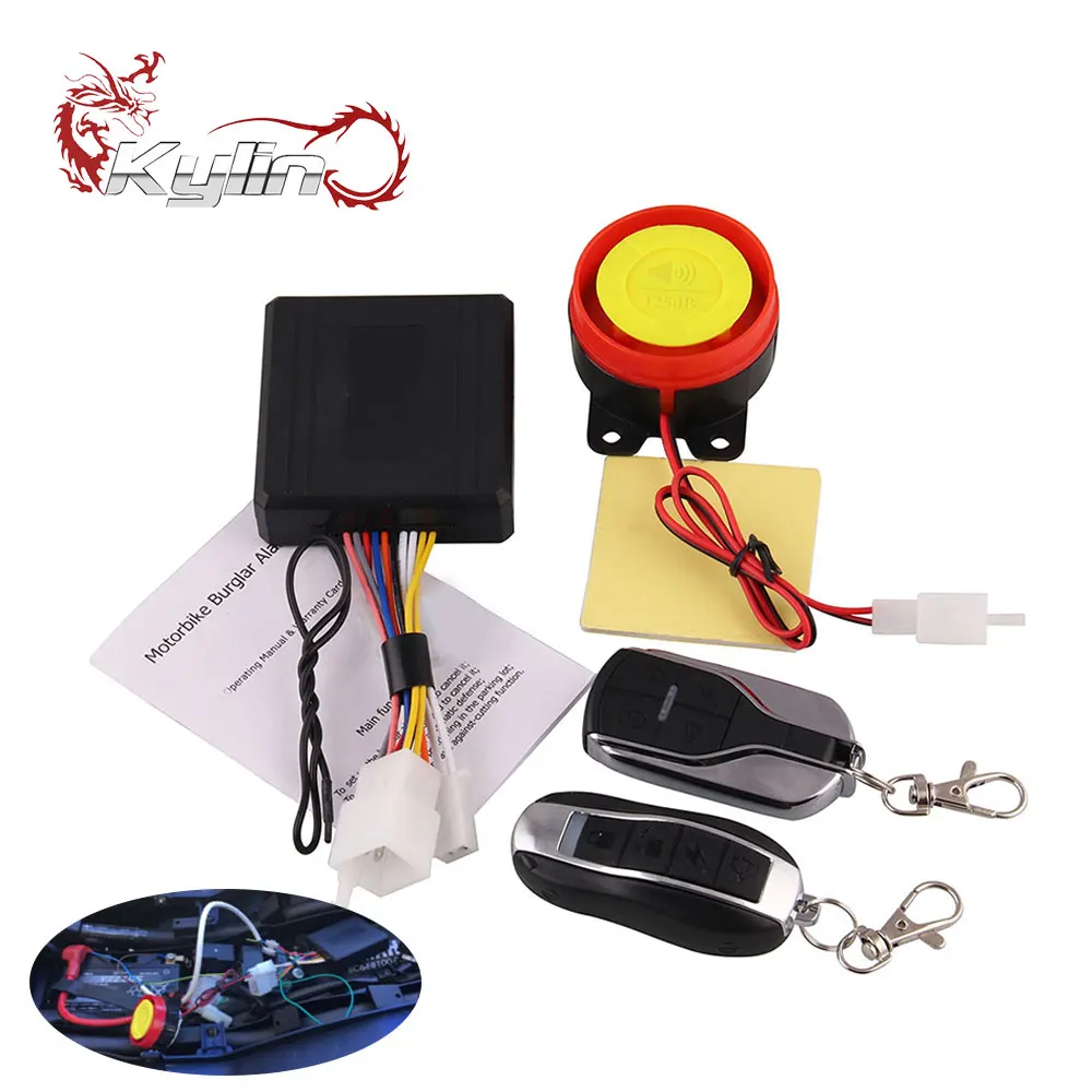 Универсальная сигнализация для мотоцикла велосипеда скутера Противоугонная