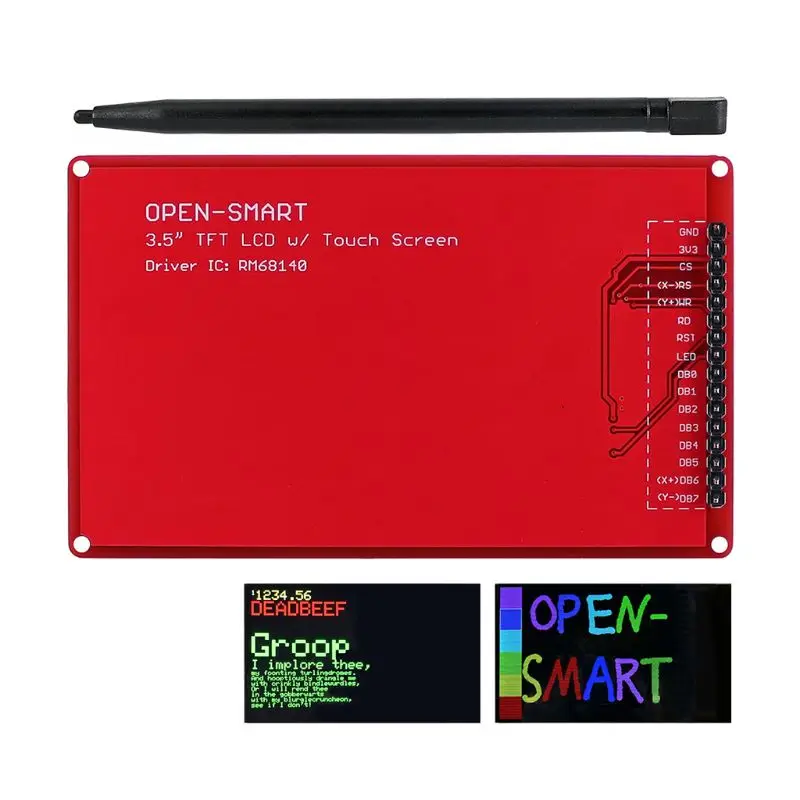 3 5 дюймовая TFT Плата расширения модуля сенсорный ЖК экран 480x320 с сенсорной ручкой