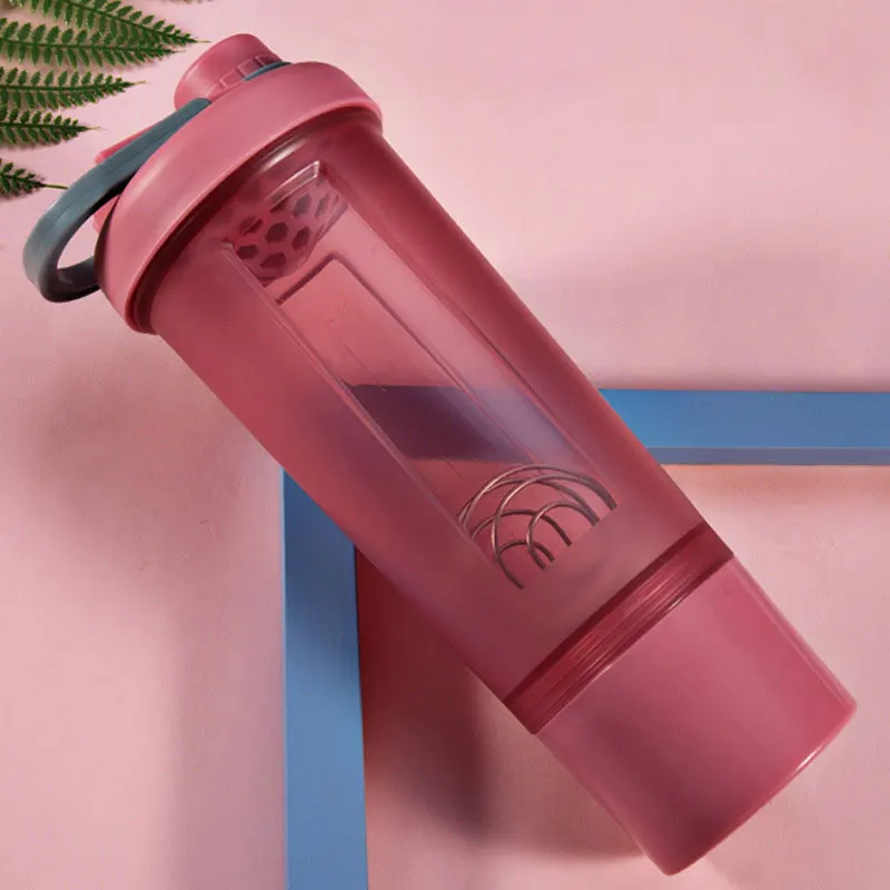 

Shaker Bottle Portable Whey Protein Powder Mixing Bottle Leak-proof Sports Nutrition Protein Shaker Fitness Water Bottle
