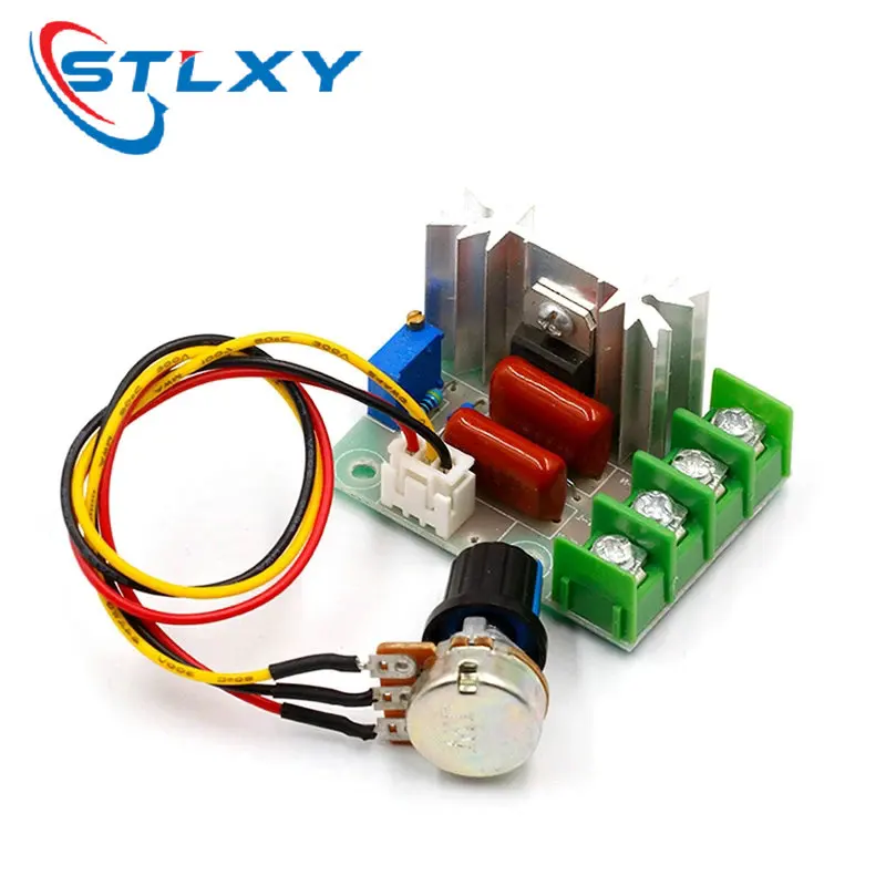 AC 220V 2000W SCR Voltage Regulator Dimming Dimmers Motor Speed Controller Thermostat Electronic Module Javino | Обустройство дома